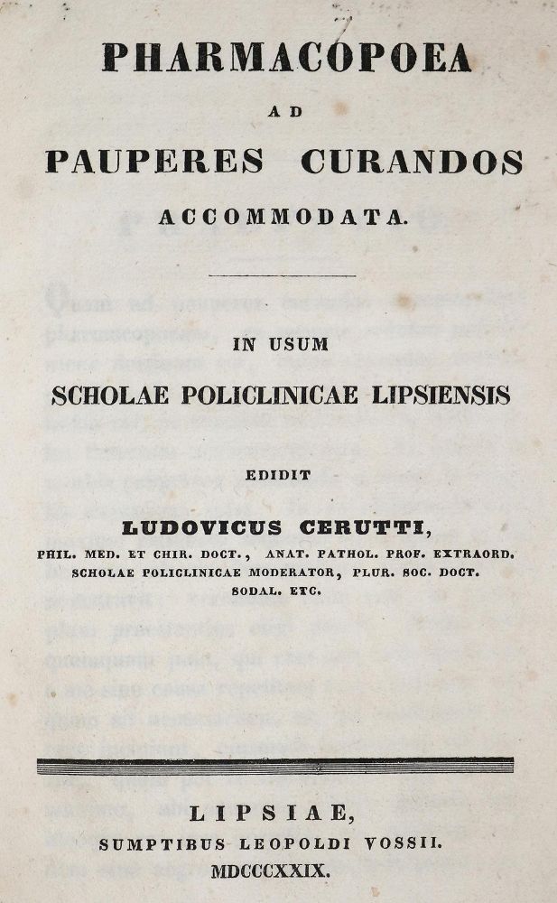Große Abbildung Nr.1: 139-1516 Cerutti,L. (Hrsg.).: (Medizin)