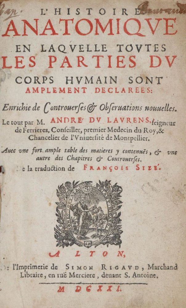 Große Abbildung Nr.1: 139-1521 Du Laurens,A.: (Medizin)