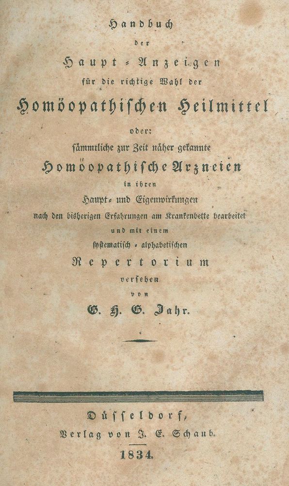 Große Abbildung Nr.1: 139-1536 Jahr,G.A.g.: (Medizin, Homöopathie)