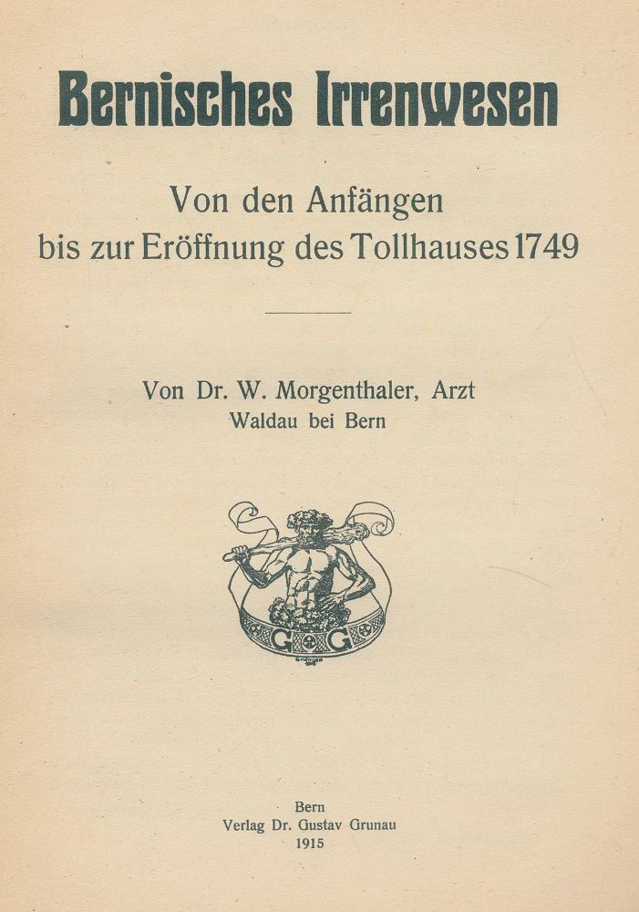 Große Abbildung Nr.1: 139-1548 Morgenthaler,W.: (Medizin)