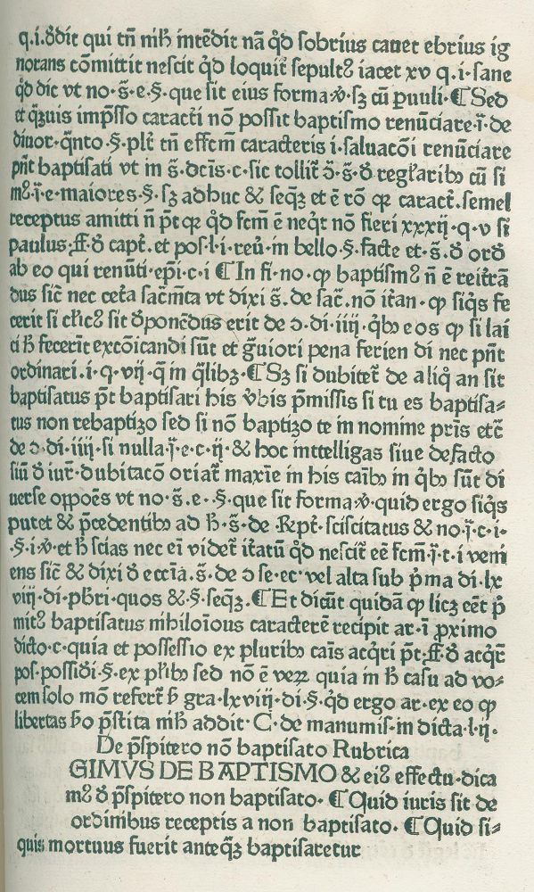 Große Abbildung Nr.2: 139-155 Henricus de Segusio, genannt Hostiensis.: (Inkunabeln)