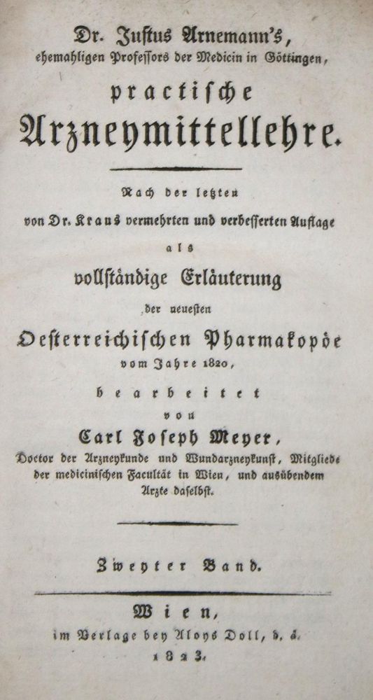 Große Abbildung Nr.3: 139-1558 (Pharmacopoea Austriaco-Provincialis).: (Medizin, Pharmazie, Österreich)