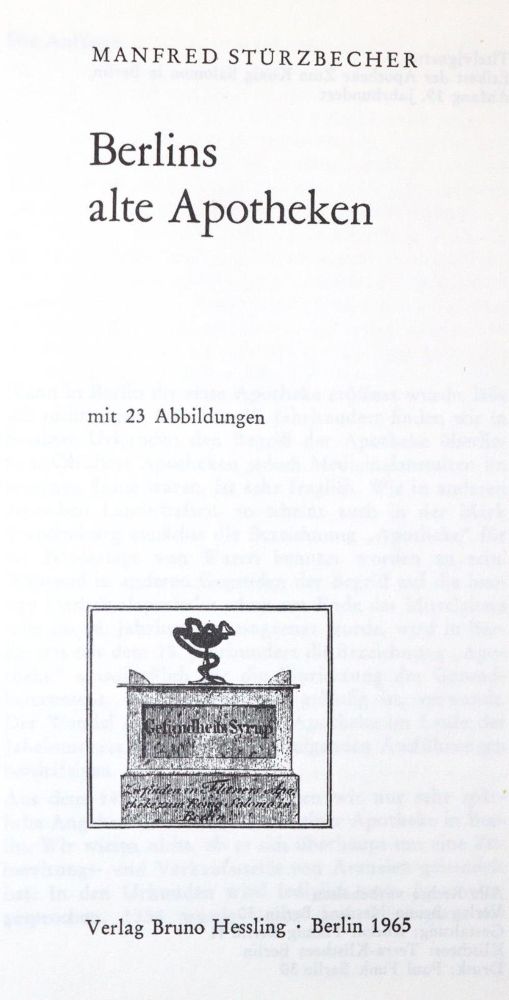 Große Abbildung Nr.1: 139-1561 Sammlung: (Medizin, Pharmazie)