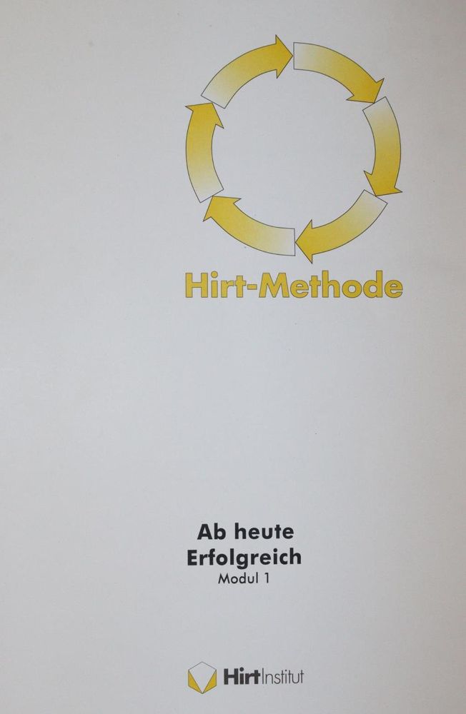 Große Abbildung Nr.1: 139-1569 Hirt-Methode.: (Medizin, Psychologie)