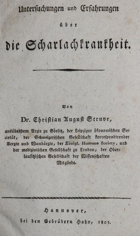 Große Abbildung Nr.1: 139-1579 Struve,C.A.: (Medizin)