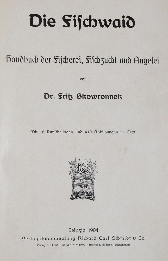 Große Abbildung Nr.2: 139-1601 Skowronnek,F.: (Zoologie, Fische)