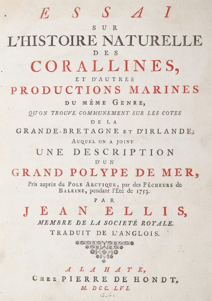 Große Abbildung Nr.1: 139-1608 Ellis,J.: (Zoologie, Korallen)
