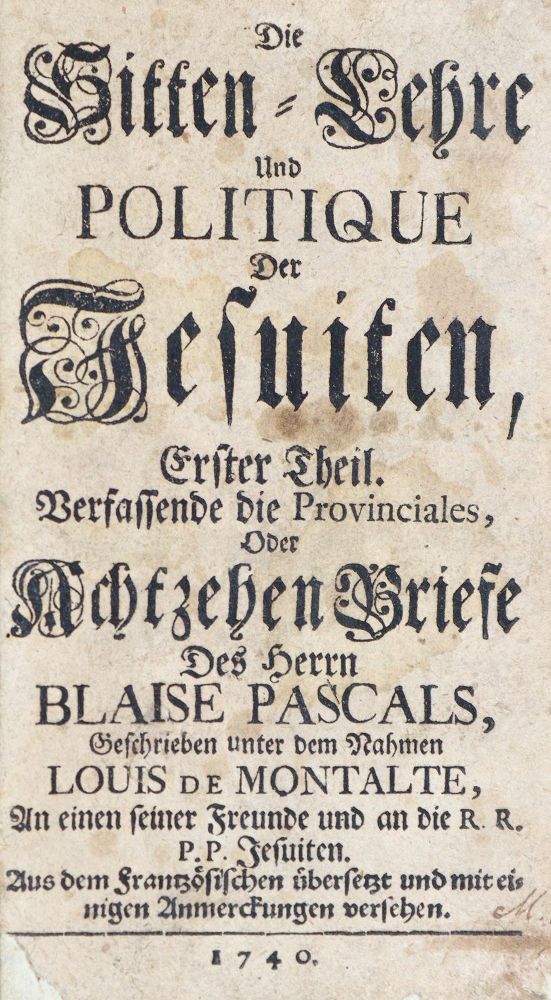 Große Abbildung Nr.1: 139-162 Montalte,L.de.: (Jesuiten)