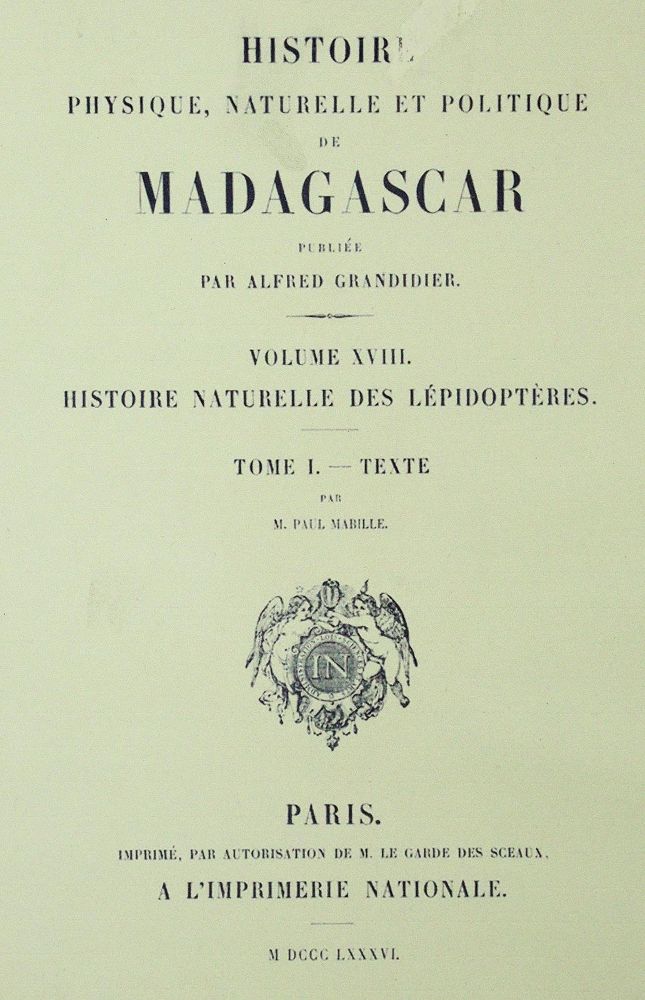 Große Abbildung Nr.2: 139-1620 Mabille,P.: (Zoologie, Schmetterlinge)