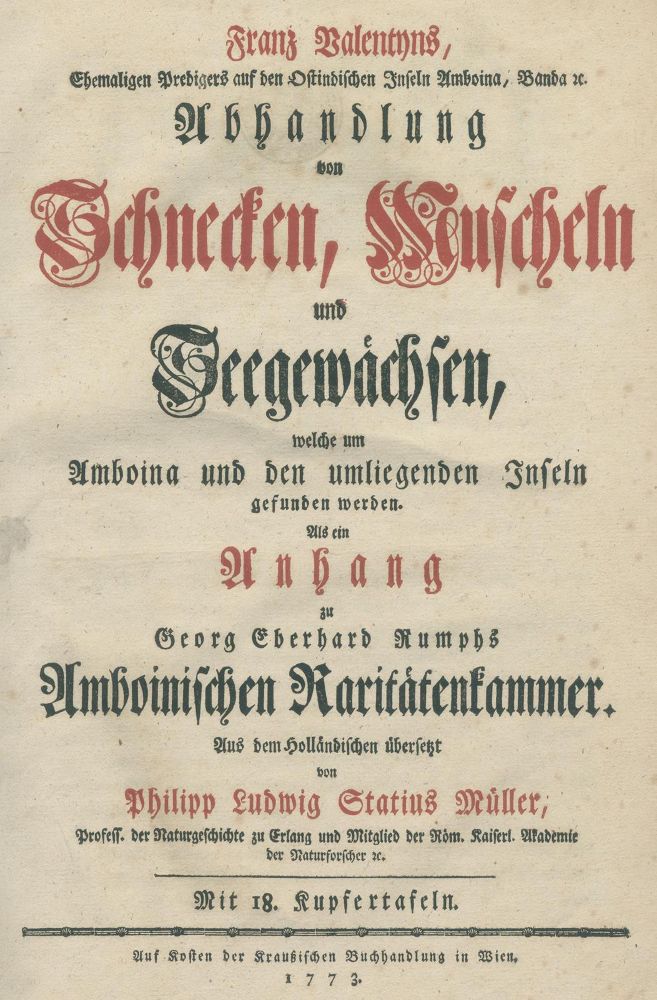 Große Abbildung Nr.1: 139-1627 Valentyn,F.: (Zoologie)