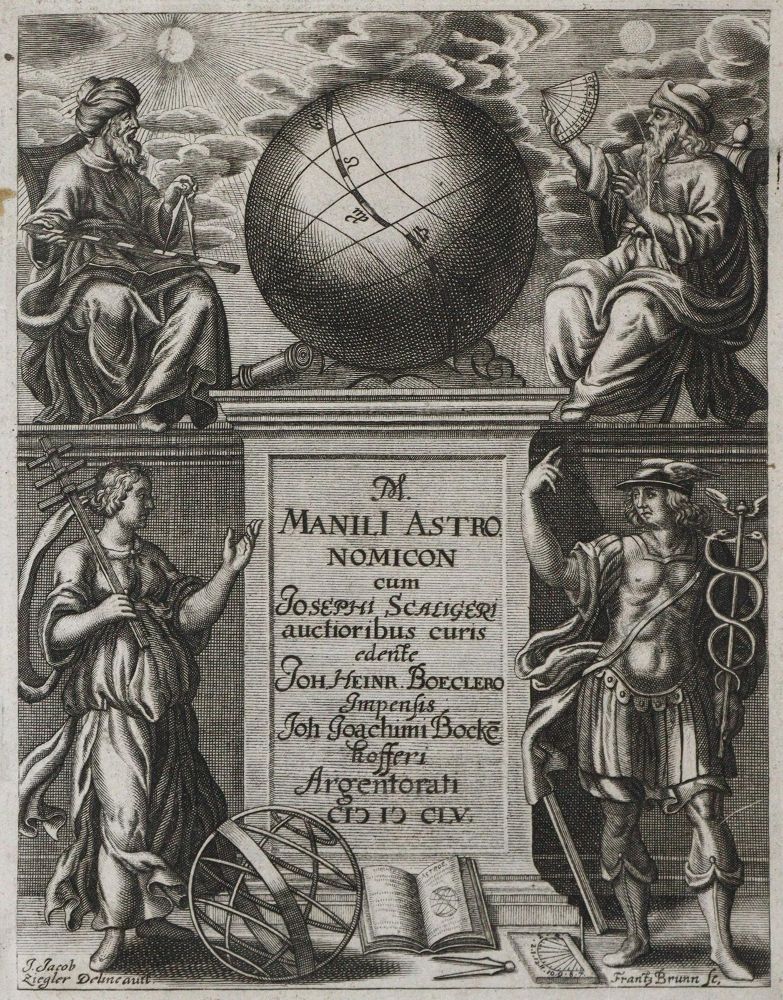 Große Abbildung Nr.1: 139-1650 Manilius,M.: (Verschiedene Gebiete - Varia, Astronomie)