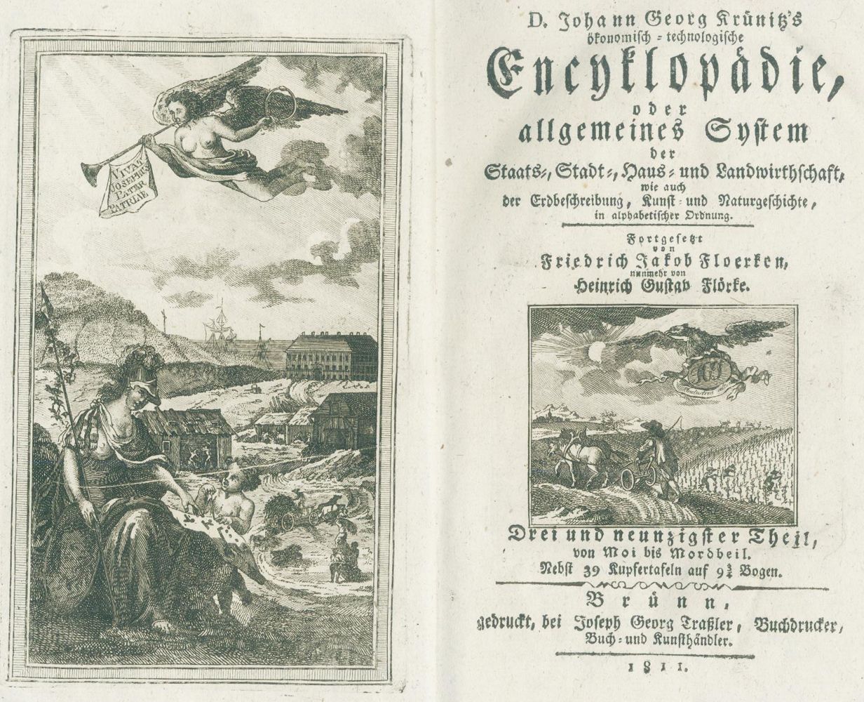 Große Abbildung Nr.2: 139-1651 Krünitz,J.G.: (Verschiedene Gebiete - Varia, Astronomie, Mond)