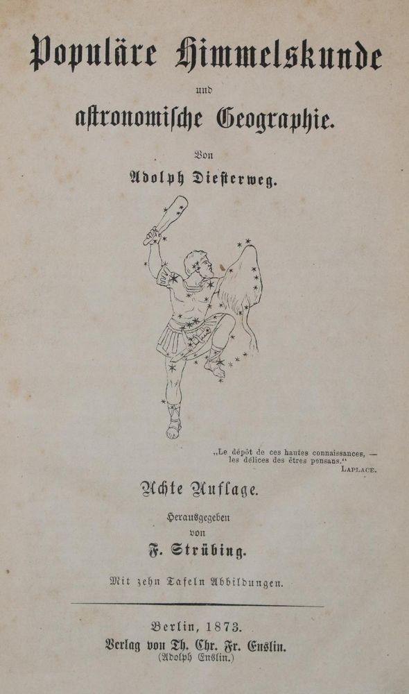 Große Abbildung Nr.1: 139-1652 Sammlung: (Verschiedene Gebiete - Varia, Astronomie)