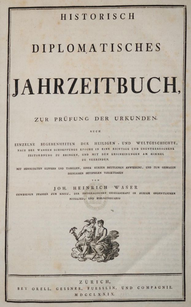 Große Abbildung Nr.2: 139-1654 Waser,J.H.: (Verschiedene Gebiete - Varia, Astronomie)