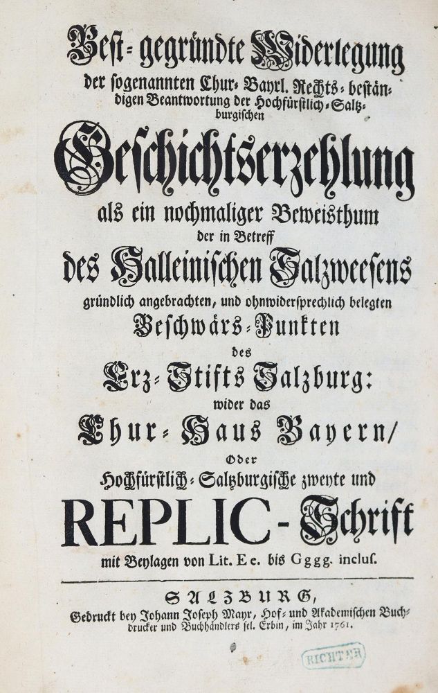 Große Abbildung Nr.2: 139-1663 (Kleinmayr,J.F.T.).: (Verschiedene Gebiete - Varia, Bergbau)