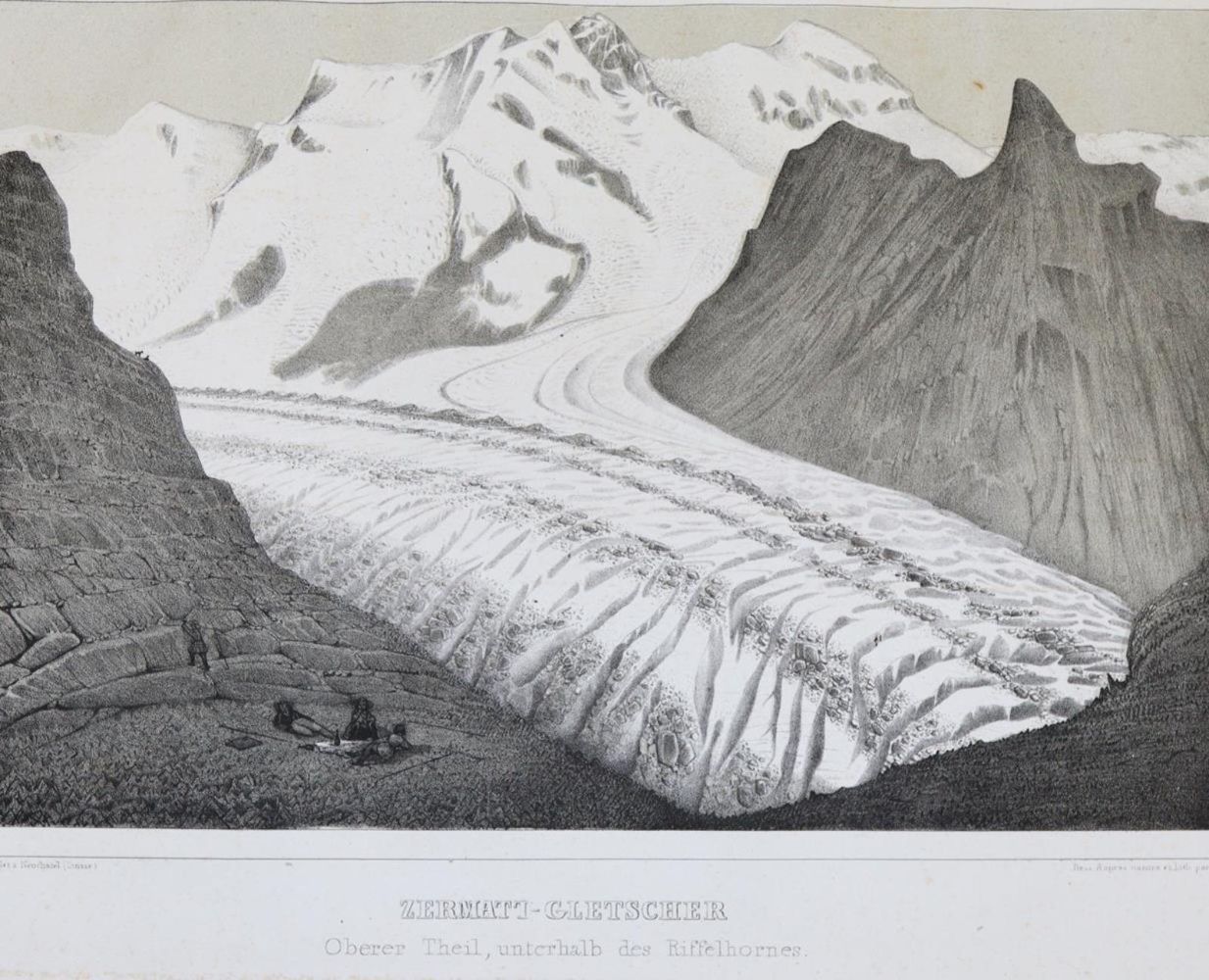 Große Abbildung Nr.1: 139-1692 Agassiz,L.: (Verschiedene Gebiete - Varia, Geologie - Mineralogie u. Paläontologie, Gletscher)