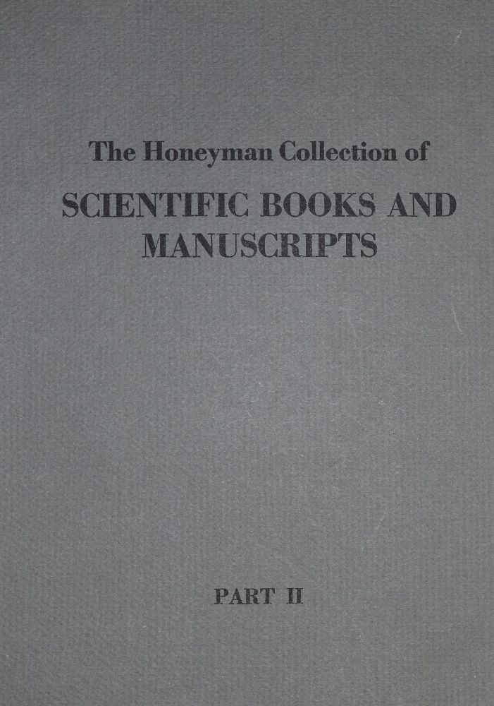 Große Abbildung Nr.1: 139-1707 Honeyman Collection, The,: (Verschiedene Gebiete - Varia)