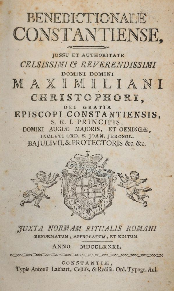 Große Abbildung Nr.1: 139-171 Benedictionale Constantiense,: (Konstanz)