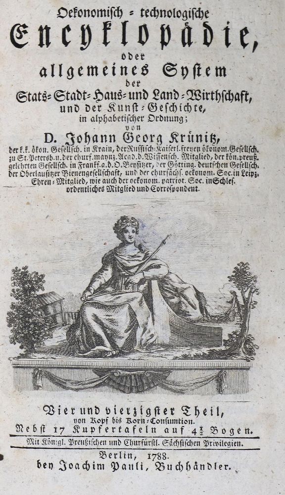 Große Abbildung Nr.1: 139-1723 Krünitz,J.G.: (Verschiedene Länder - Geschichte)