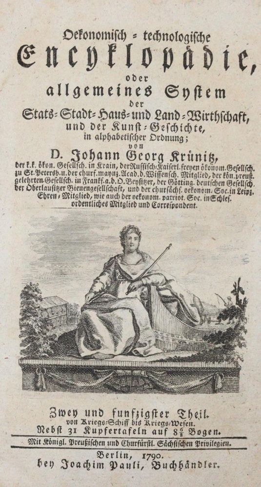 Große Abbildung Nr.1: 139-1731 Krünitz,J.G.: (Verschiedene Länder - Geschichte)