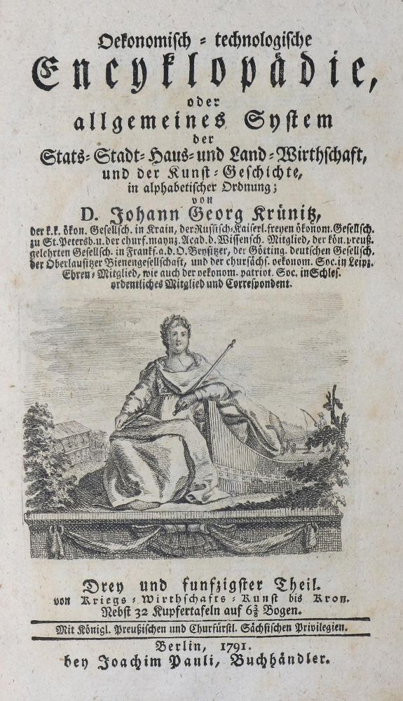 Große Abbildung Nr.1: 139-1732 Krünitz,J.G.: (Verschiedene Länder - Geschichte)