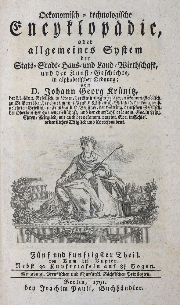 Große Abbildung Nr.1: 139-1734 Krünitz,J.G.: (Verschiedene Länder - Geschichte)