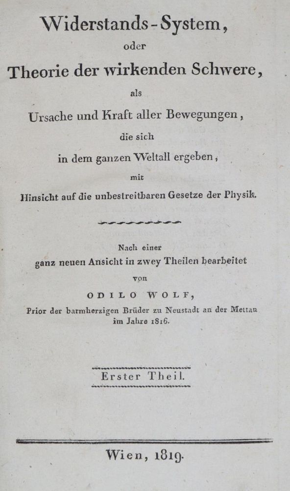 Große Abbildung Nr.1: 139-1789 Wolf,O.: (Verschiedene Gebiete - Varia, Physik)