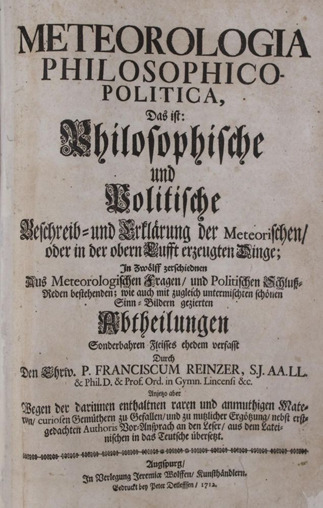 Große Abbildung Nr.1: 139-1796 Reinzer,F.: (Verschiedene Gebiete - Varia)
