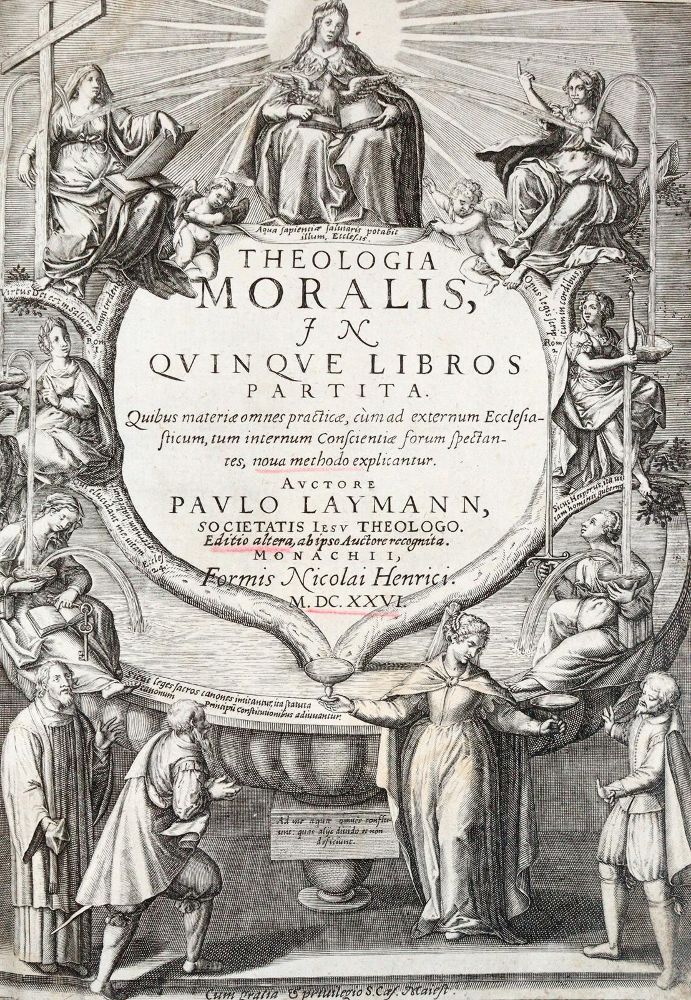 Große Abbildung Nr.1: 139-182 Laymann,P.: (Alte Drucke, Handschriften und Theologie)