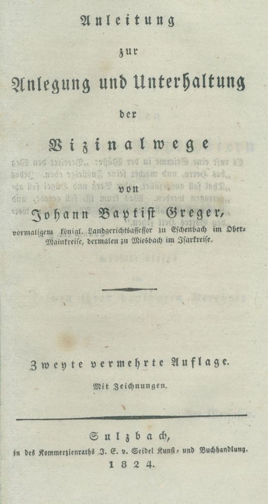 Große Abbildung Nr.1: 139-1823 Drei Werke.: (Verschiedene Gebiete - Varia, Wegebau)