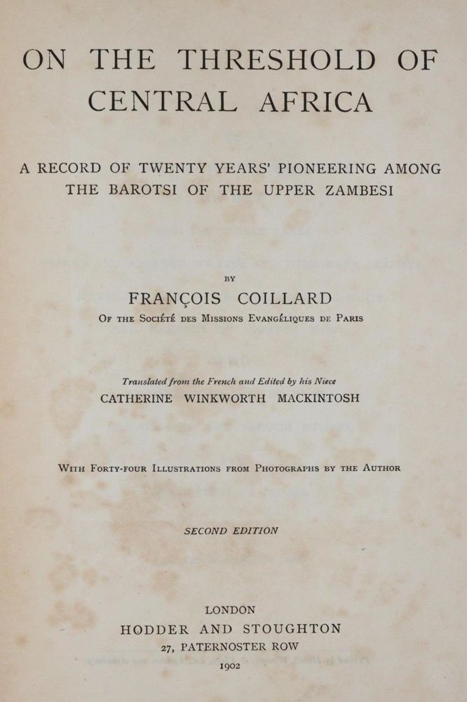 Große Abbildung Nr.1: 139-1828 Coillard,F.: (Afrika)