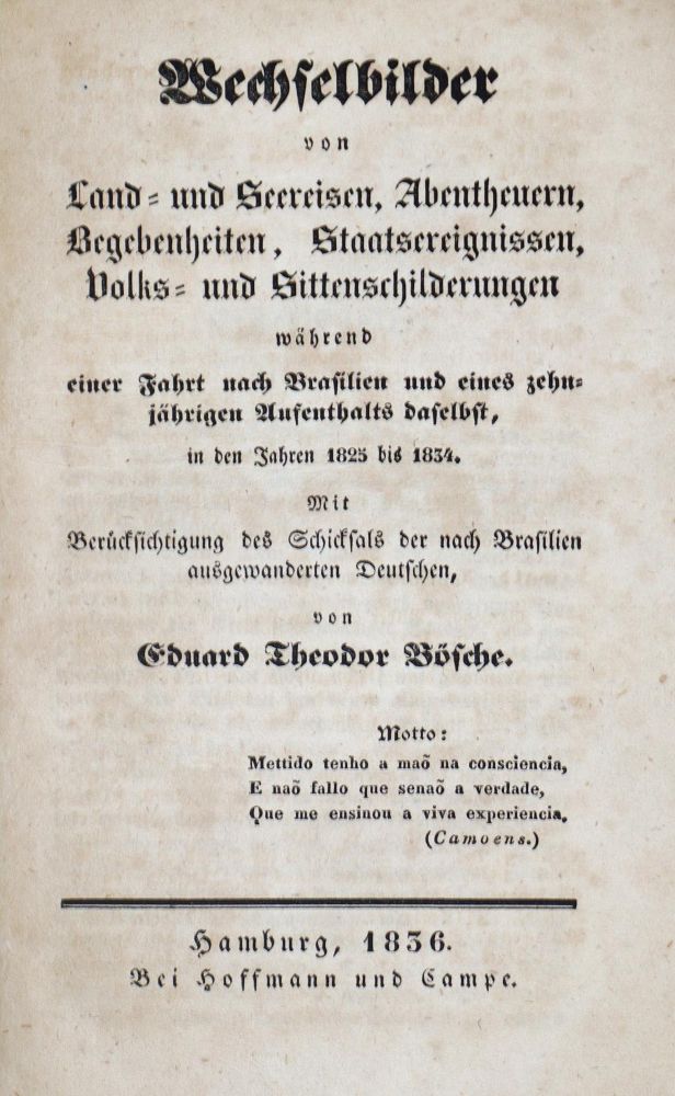 Große Abbildung Nr.2: 139-1843 Bösche,E.T.: (Amerika, Brasilien)