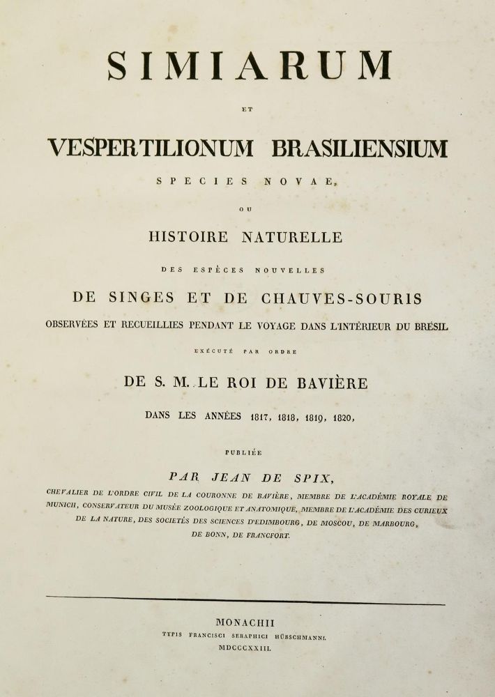 Große Abbildung Nr.1: 139-1844 Spix,J.B.v.: (Amerika, Brasilien)