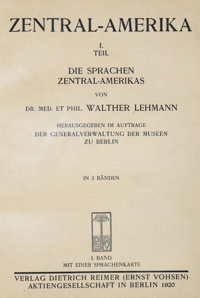 Große Abbildung Nr.1: 139-1851 Lehmann,W.: (Amerika)