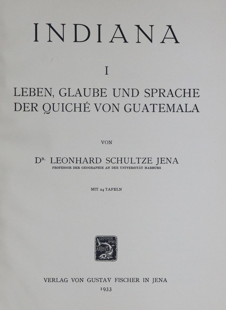Große Abbildung Nr.1: 139-1856 Schultze,L.: (Amerika)