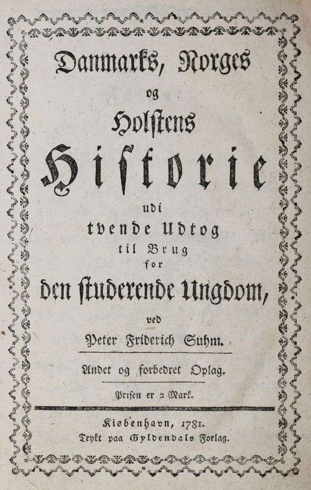 Große Abbildung Nr.1: 139-1872 Suhm,P.F.: (Arktis-Antarktis-Nordländer)
