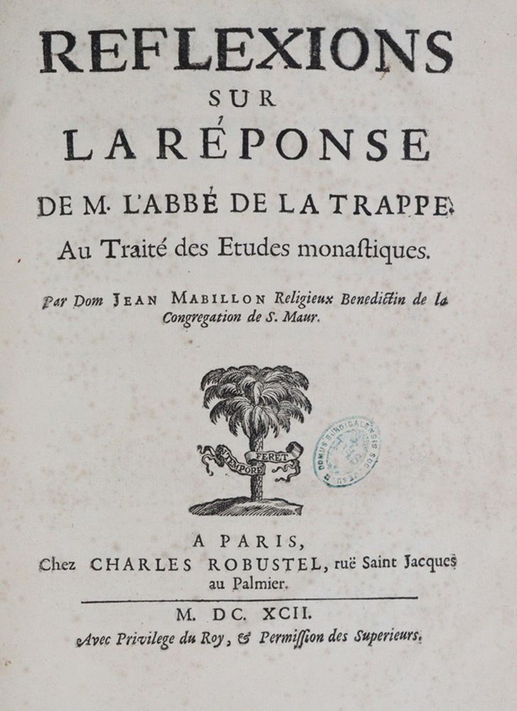 Große Abbildung Nr.1: 139-188 Mabillon,J.: (Alte Drucke, Handschriften und Theologie)
