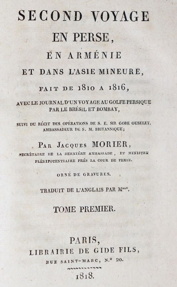 Große Abbildung Nr.8: 139-1898 Morier,J.: (Asien, Persien)