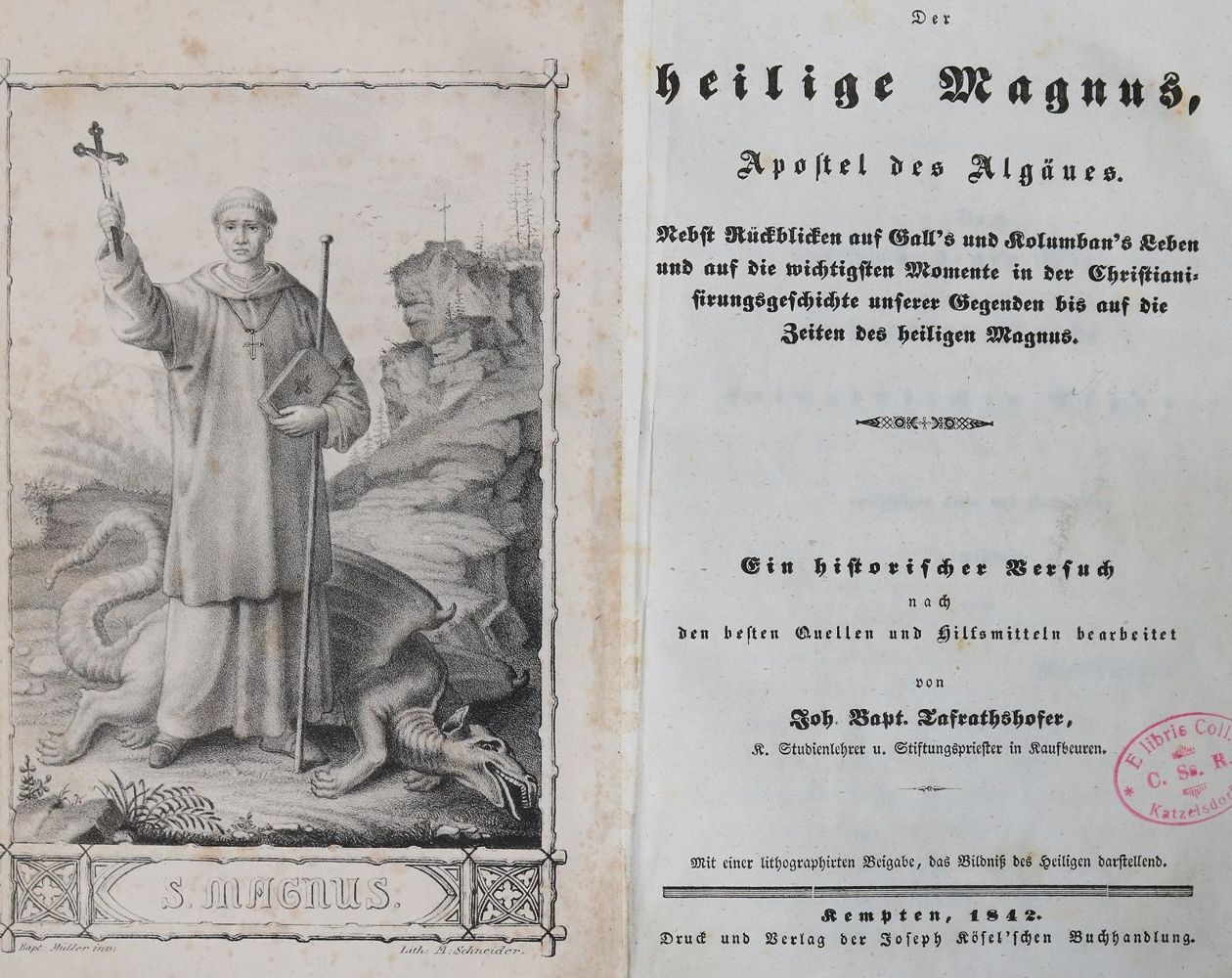 Große Abbildung Nr.1: 139-190 Tafrathshofer,J.B.: (Magnus, Allgäu)