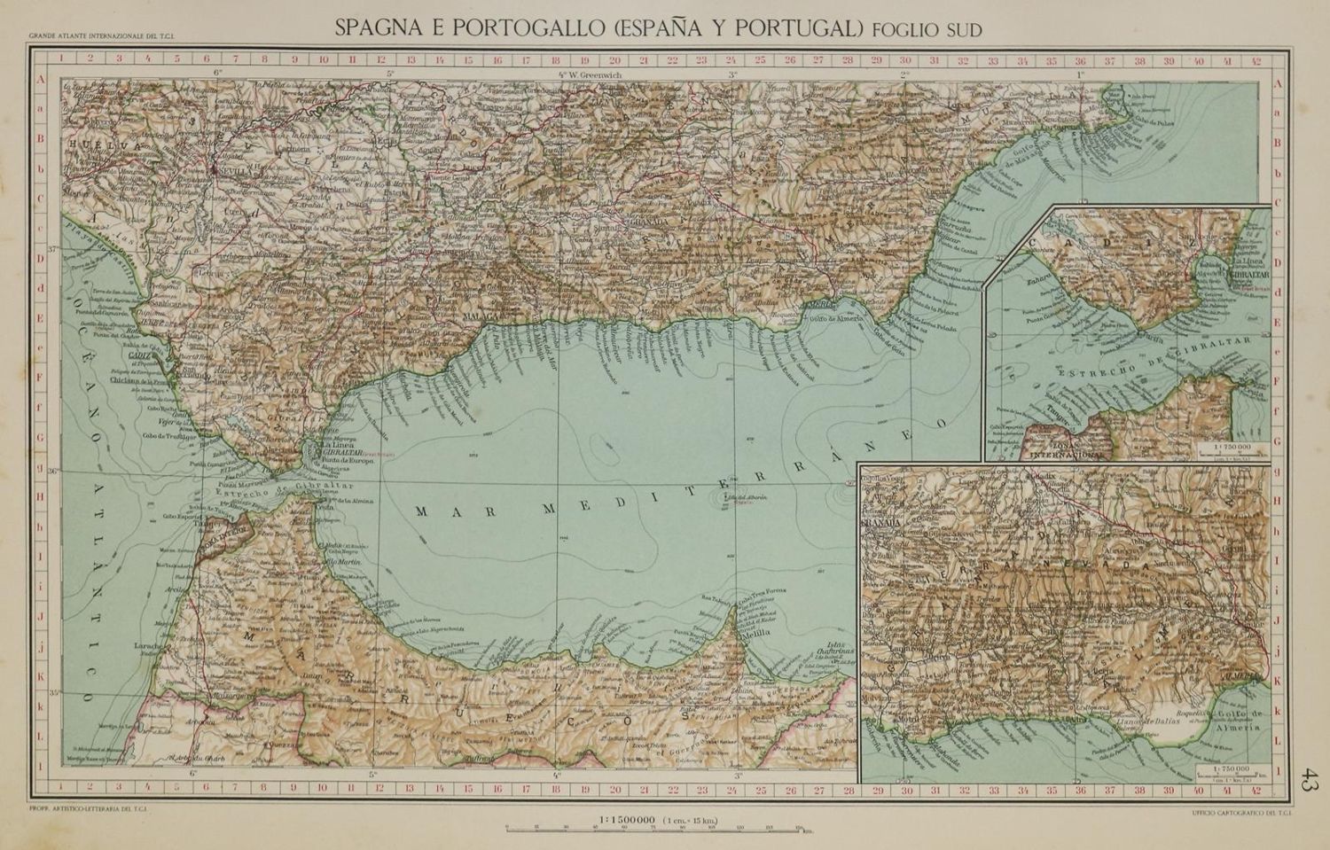 Große Abbildung Nr.1: 139-1909 Atlante Internazionale: (Atlanten)