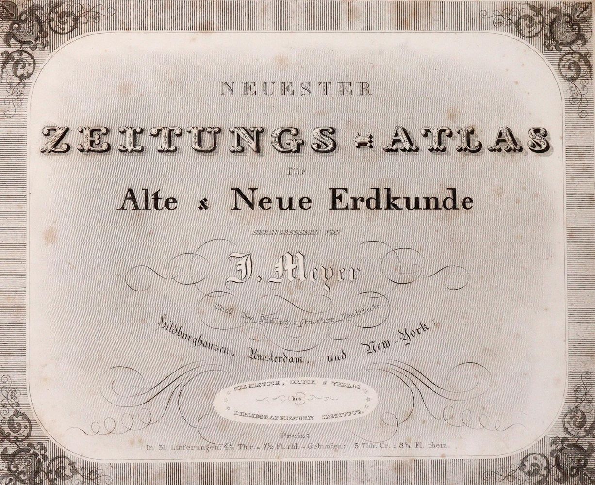 Große Abbildung Nr.1: 139-1911 Meyer,J.: (Atlanten)