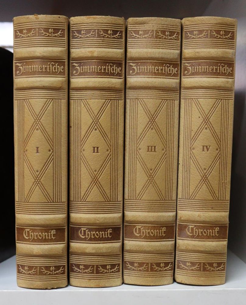 Große Abbildung Nr.3: 139-1926 Zimmerische Chronik.: (Deutschland, Baden-Württemberg)