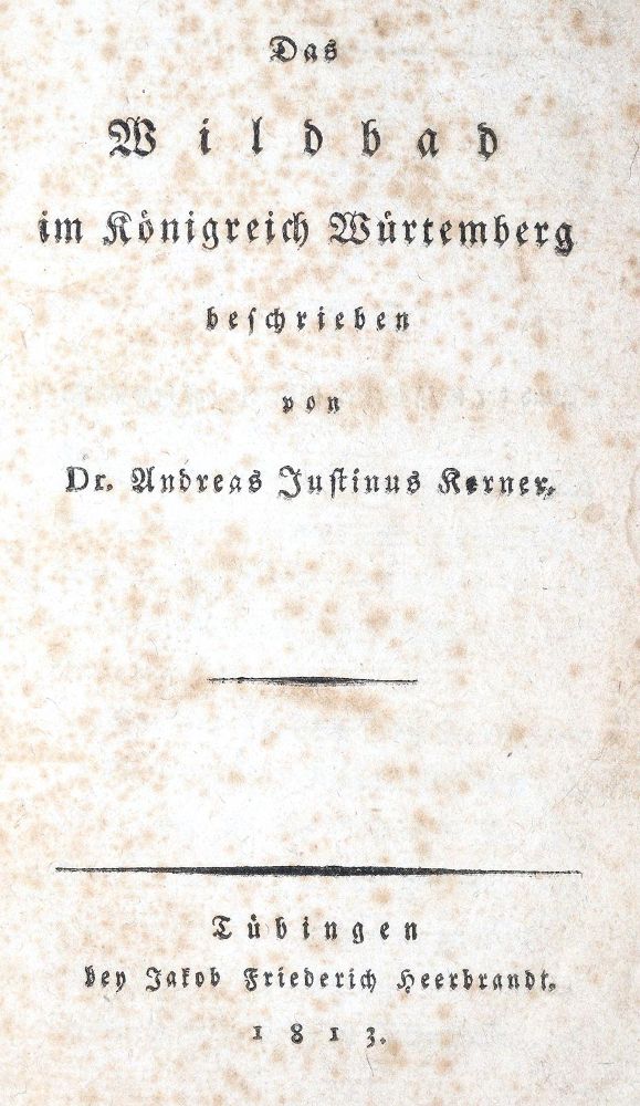 Große Abbildung Nr.1: 139-1927 Kerner,J.: (Deutschland, Bad Wildbad)