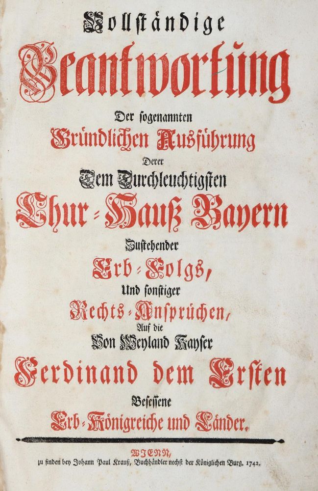 Große Abbildung Nr.1: 139-1928 (Bartenstein,J.C.v.).: (Deutschland)