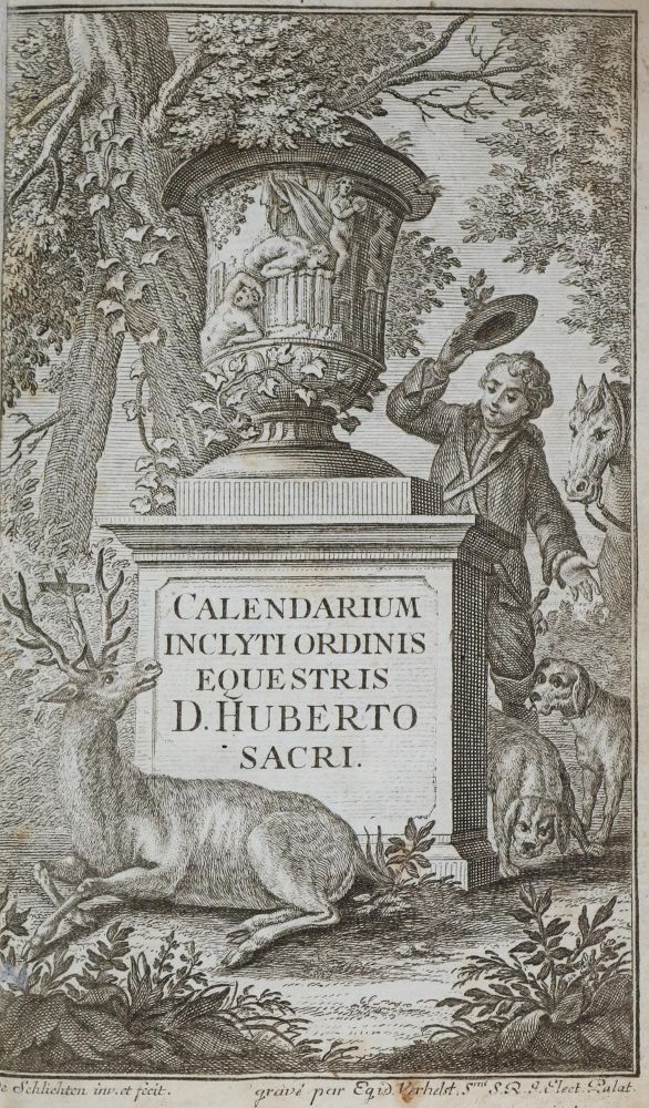 Große Abbildung Nr.1: 139-1935 Calendarium: (Deutschland, Bayern, Hubertusorden)