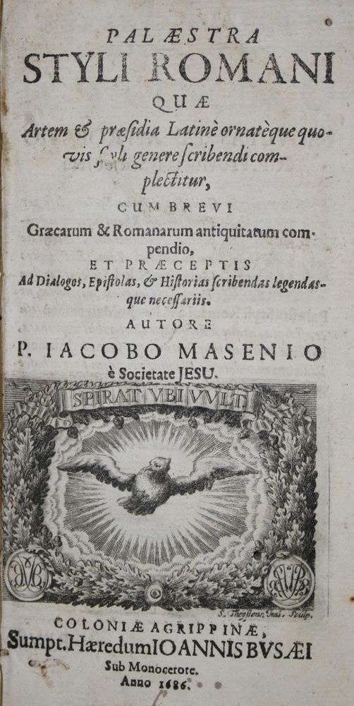 Große Abbildung Nr.1: 139-195 Masen,J.: (Alte Drucke, Handschriften und Theologie)