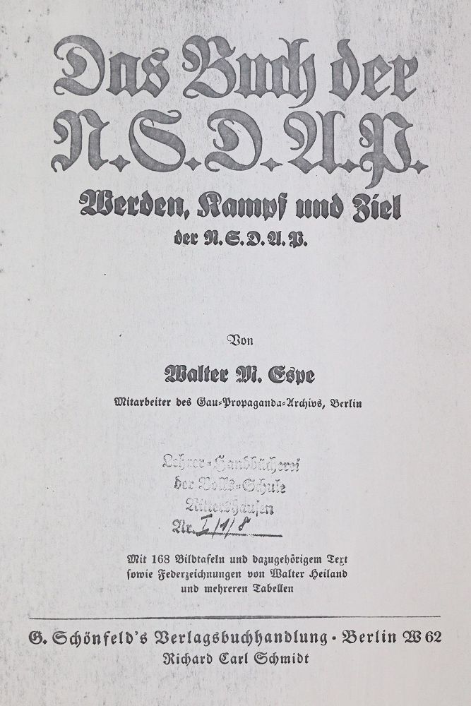 Große Abbildung Nr.2: 139-1955 Espe,W.M.: (Deutschland)
