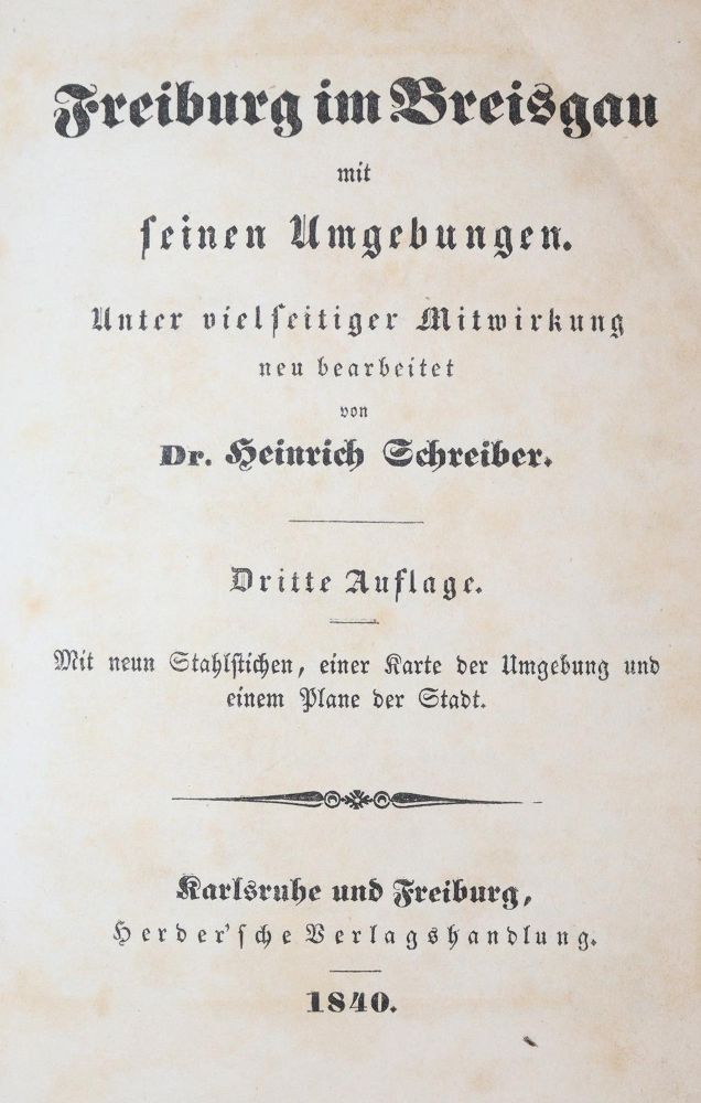 Große Abbildung Nr.1: 139-1961 Schreiber,H.: (Deutschland, Freiburg/Br.)