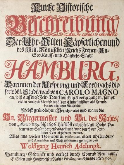 Große Abbildung Nr.1: 139-1967 Adelungk,W.H.: (Deutschland, Hamburg)