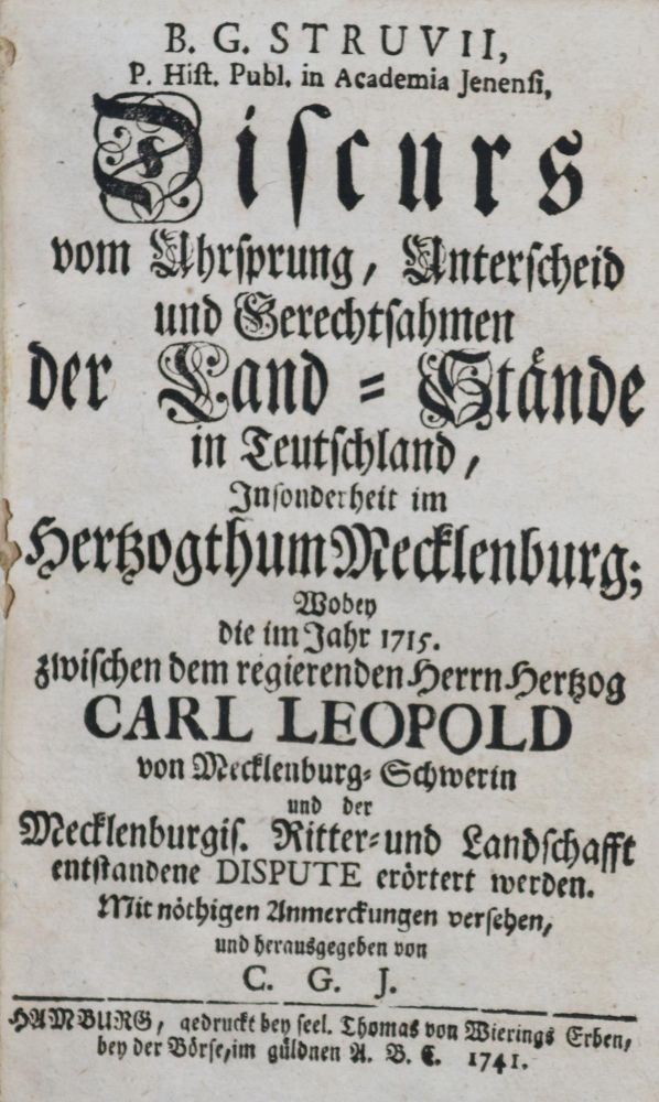 Große Abbildung Nr.1: 139-1989 Struve,B.G.: (Deutschland, Mecklenburg)